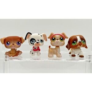 Littlest Pet Shop LPS Hasbro #133 #44 #235 #335 Dog Puppy Dalmatian St. Bernard